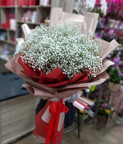 Букет цветов из: Гипсофила в Московском