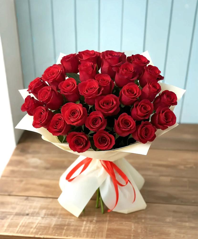 Букет 29 Красных роз в Московском