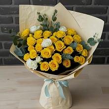 Букет цветов из:  Розы #REPLACE_PRED# Московском