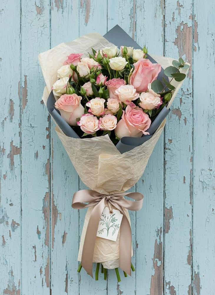 Букет цветов из: Розы в Московском