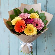 Букет цветов из:  Герберы #REPLACE_PRED# Московском