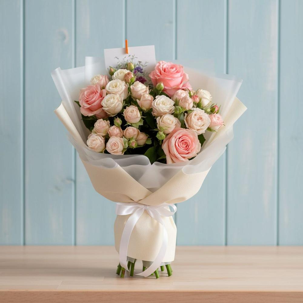 Букет цветов из: Розы в Московском