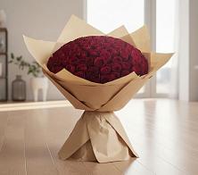 Букет 101 Красная роза в Московском