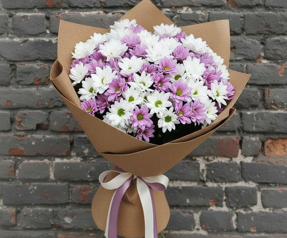 Букет цветов из: Хризантемы в Московском