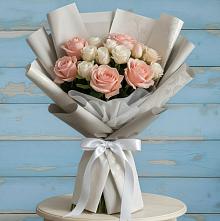 Букет цветов из:  Розы #REPLACE_PRED# Московском