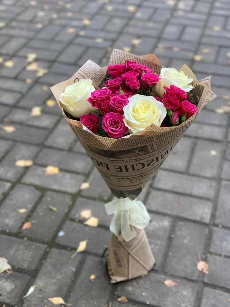 Букет цветов из: Розы в Московском