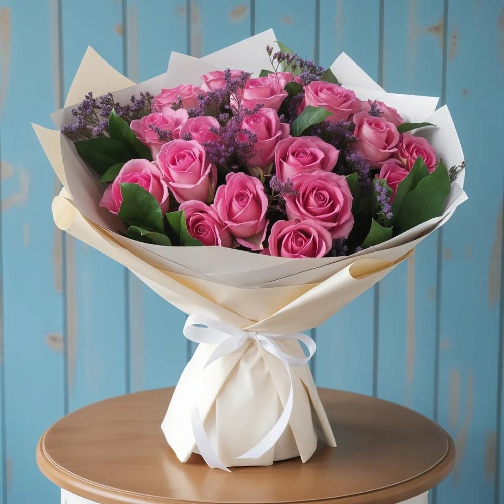 Букет цветов из: Розы в Московском